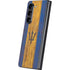 Barbados Flag Dark Wood Galaxy Z Fold5 5G Skin